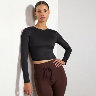 Women's Pace Twist Back Long Sleeve Top