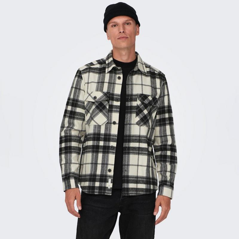 Only & Sons Chemise &agrave; coupe ample Milo pour hommes