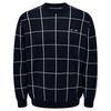 Men s Knight Check Crew Sweater