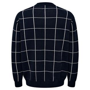 Only & Sons Men's Knight Check Crew Sweater