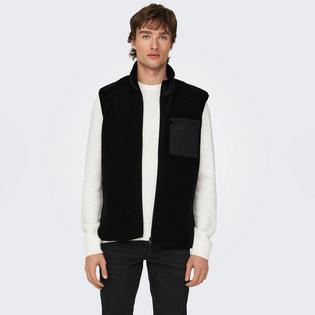 Only & Sons Men's Sherpa Fleece Vest