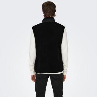 Only & Sons Men's Sherpa Fleece Vest