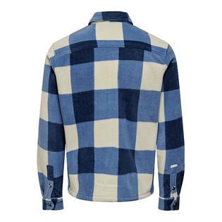 Only & Sons Men's Checked Fleece Shirt