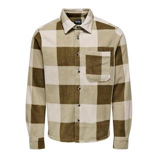 Haut en molleton Checked pour hommes