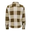 Haut en molleton Checked pour hommes