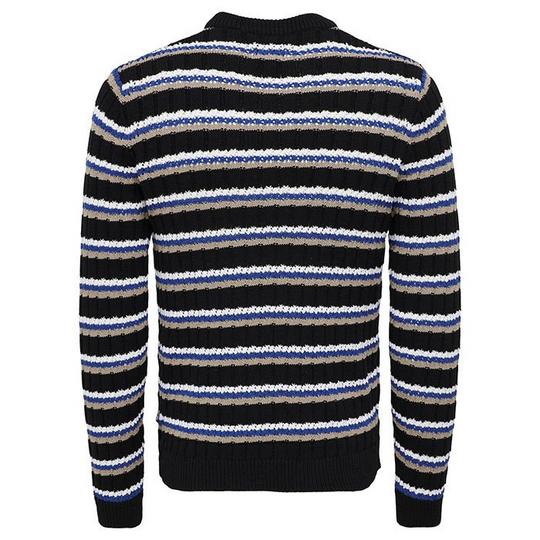 Men's Crochet Stripe Sweater | Only & Sons | Sporting Life