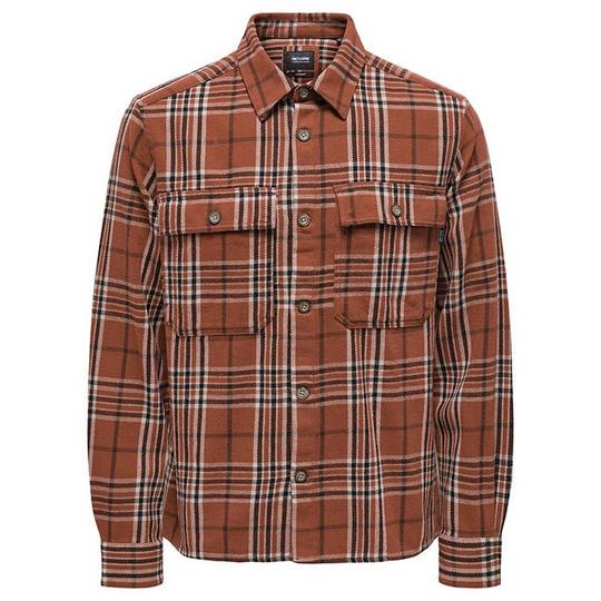 Only & Sons Men s Checked Flannel Shirt