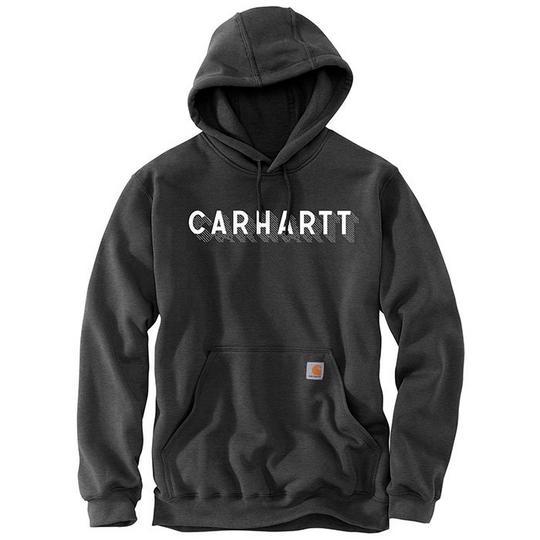 Carhartt Men s Rain Defender Loose Fit Midweight Chest Logo Graphic Sweatshirt