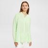 Women s Tiered Linen-Blend Shirt