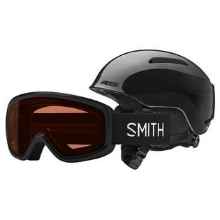 Combo Lunettes de ski Snowday + Casque Glide MIPS pour juniors