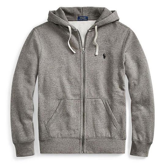 Light grey polo hoodie online