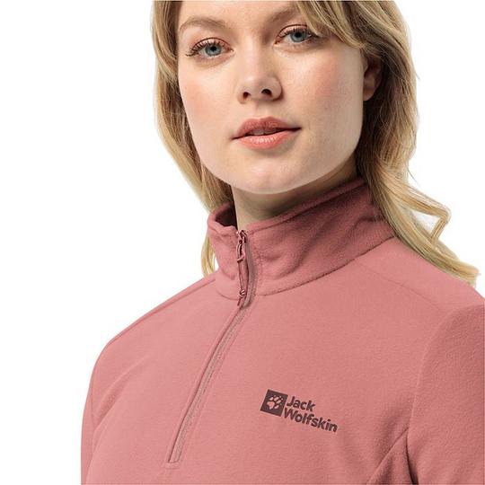 Jack Wolfskin Taunus Half Zip Fleece Pinkish Women XS
