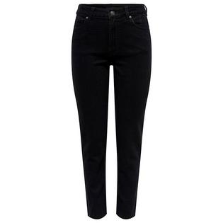 Only Women's Emily High Waist Straight Ankle Jean