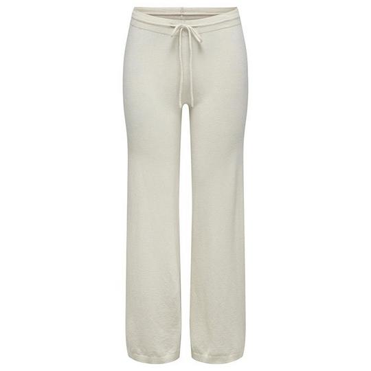 Only Pantalon droit Ibi en tricot pour femmes