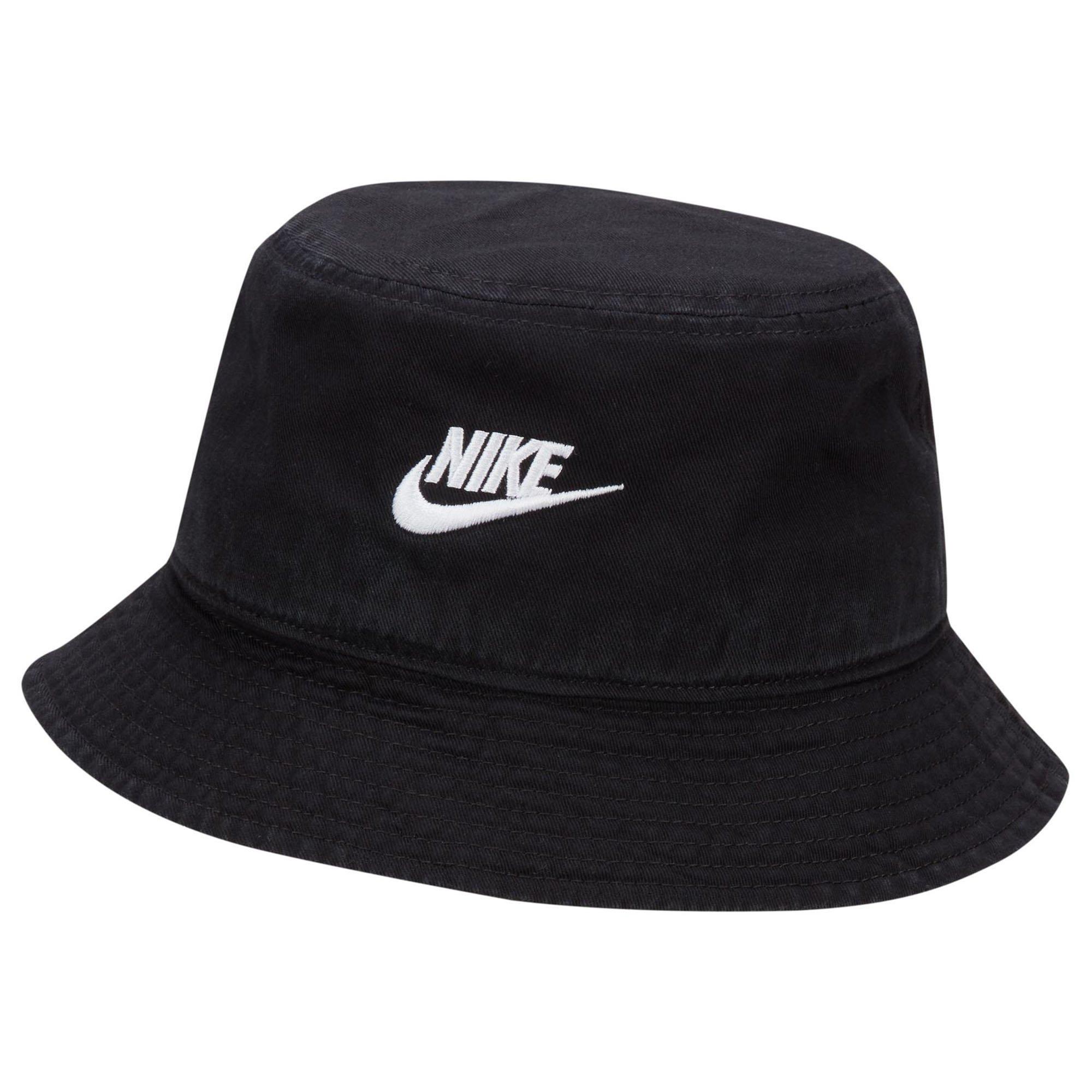 Nike | Unisex Apex Futura Washed Bucket Hat, Black, Size Large