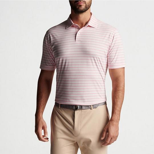 Peter Millar Men s Featherweight Melange Stripe Polo