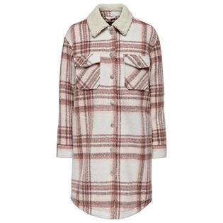 Only Women's Lou Teddy Shirt Jacket