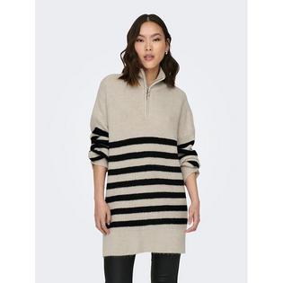 Only Women's High Neck Tunic Sweater