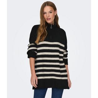 Only Women's High Neck Tunic Sweater