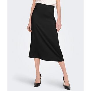 Women's Mayra Long Satin Skirt