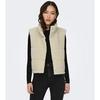 Gilet en molleton pelucheux pour femmes