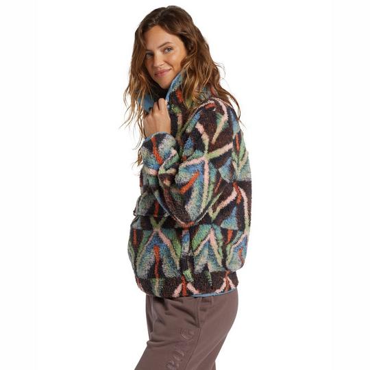 Mock neck fleece sale