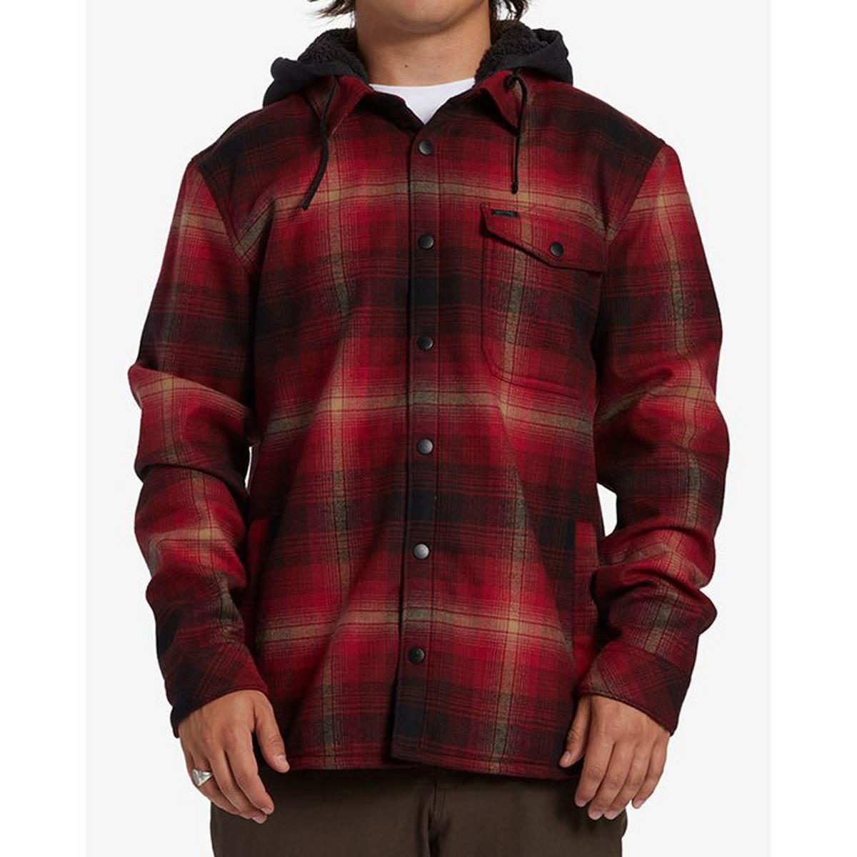 Men's A/Div Furnace Bonded Hooded Flannel Shirt