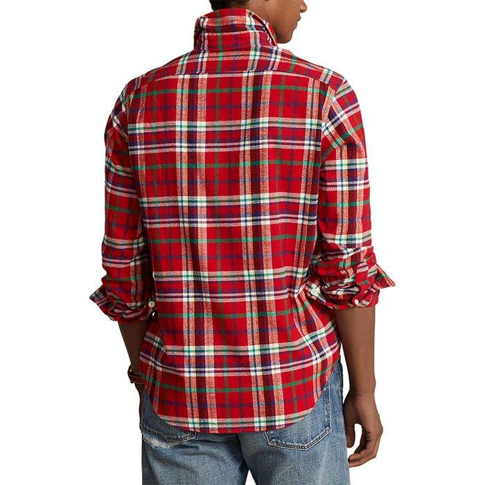 Men's Classic Fit Plaid Flannel Work Shirt