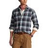 Men s Custom Fit Plaid Flannel Work Shirt