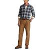 Men s Custom Fit Plaid Flannel Work Shirt