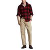 Men s Plaid Knit Flannel Work Shirt