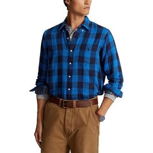 Men's Classic Fit Checked Double-Faced Shirt