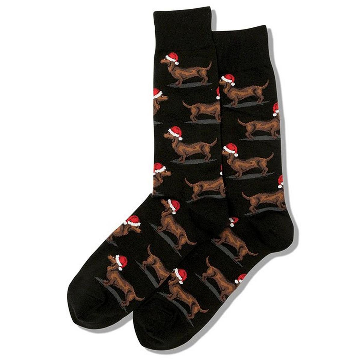 Men's Santa Dogs Sock