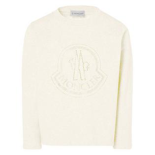 Moncler Junior Girls' [8-14] Crystal Logo Long Sleeve T-Shirt