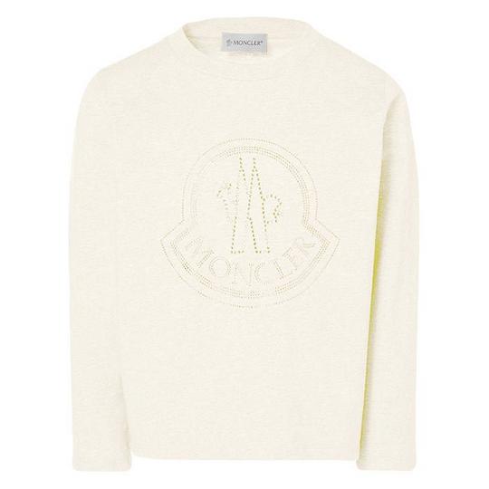 Moncler Chandail   manches longues Crystal Logo pour filles juniors  8-14 