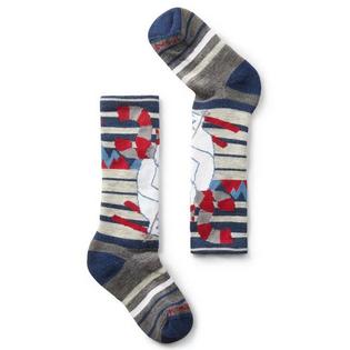 Chaussettes longues Wintersport Full Cushion Yeti Pattern pour enfants