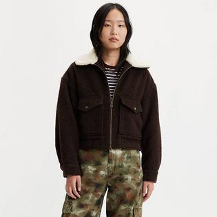 Levi's Women's Baby Bubble Wool Sherpa Trucker Jacket