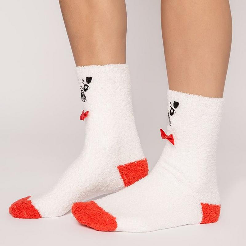 PJ Salvage Women's Fuzzy Fun Sock