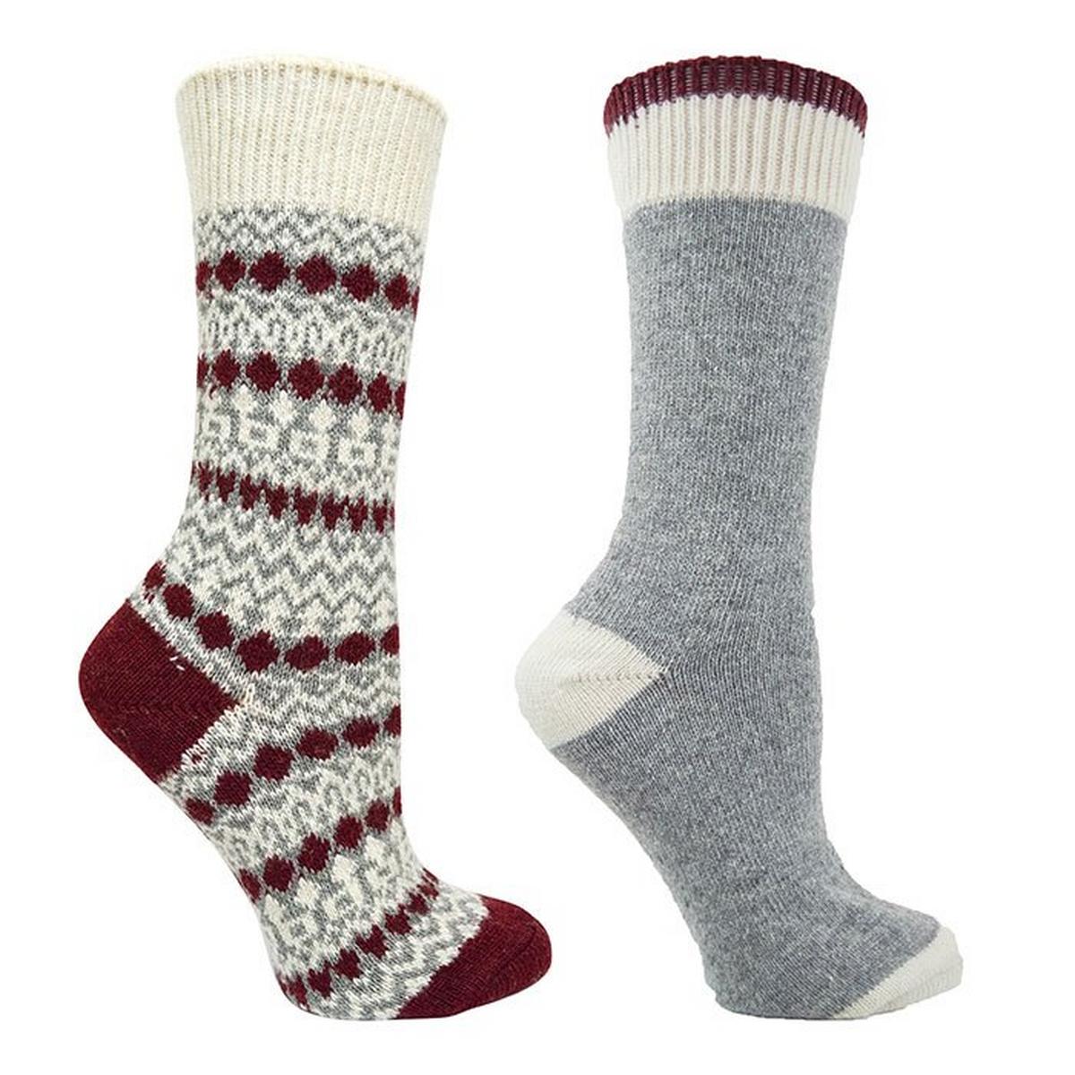 Women's Jacquard Knit Sock (2 Pack)