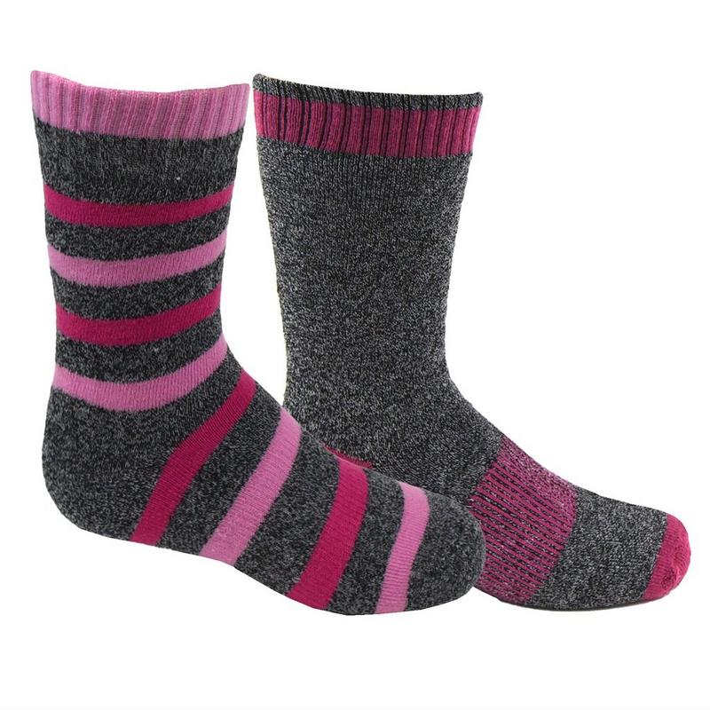 Kodiak Chaussettes Eco Heat Thermal pour enfants (paquet de 2)
