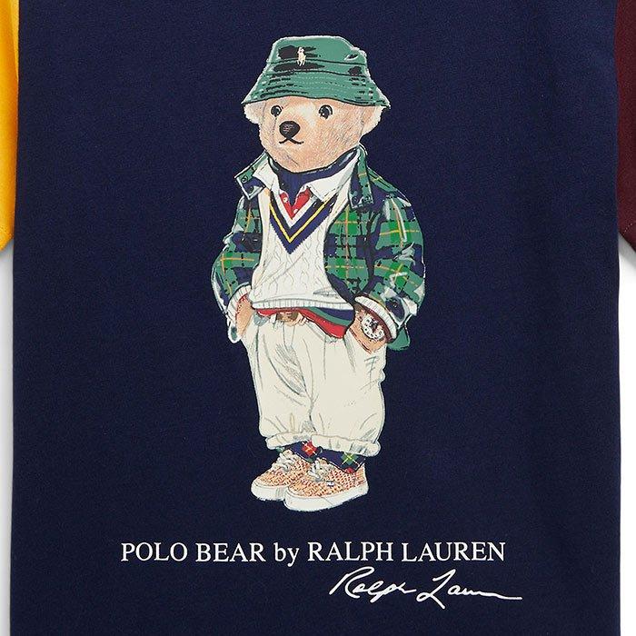Ralph Lauren Childrenswear Boys' [2-4] Polo Bear Colourblock Cotton T-Shirt