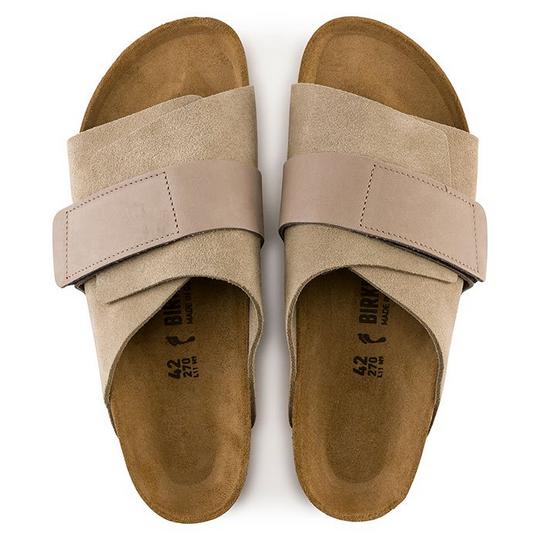 birkenstock kyoto 42 27㎝ Kyoto Nubuck-Suede Leather Stone Coin | BIRKENSTOCK