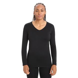 Icebreaker Women's Merino 200 Oasis Long Sleeve V-Neck Top