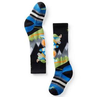 Chaussettes longues Wintersport Full Cushion Mountain Moose Pattern pour enfants