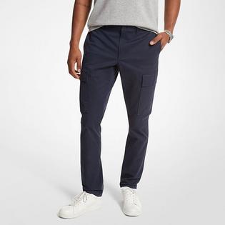 Michael Kors Pantalon cargo en sergé de mélange de coton pour hommes