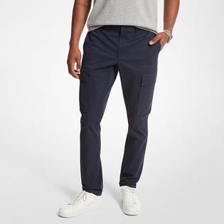 Pantalon cargo en sergé de mélange de coton pour hommes