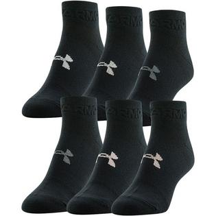 Under Armour Women's Essential Lightweight Low Cut Sock (6 Pack)