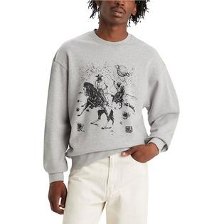 Men's Relaxed Fit Graphic Crew Sweatshirt