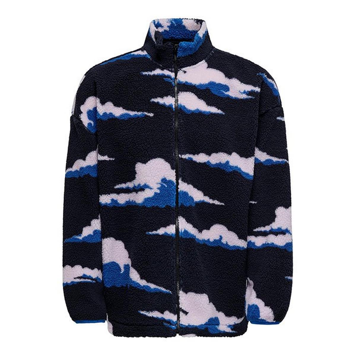 Men's Printed Full-Zip Fleece Jacket