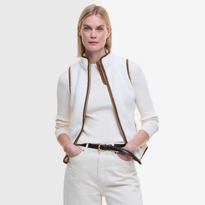 Barbour Gilet en molleton Burdon pour femmes